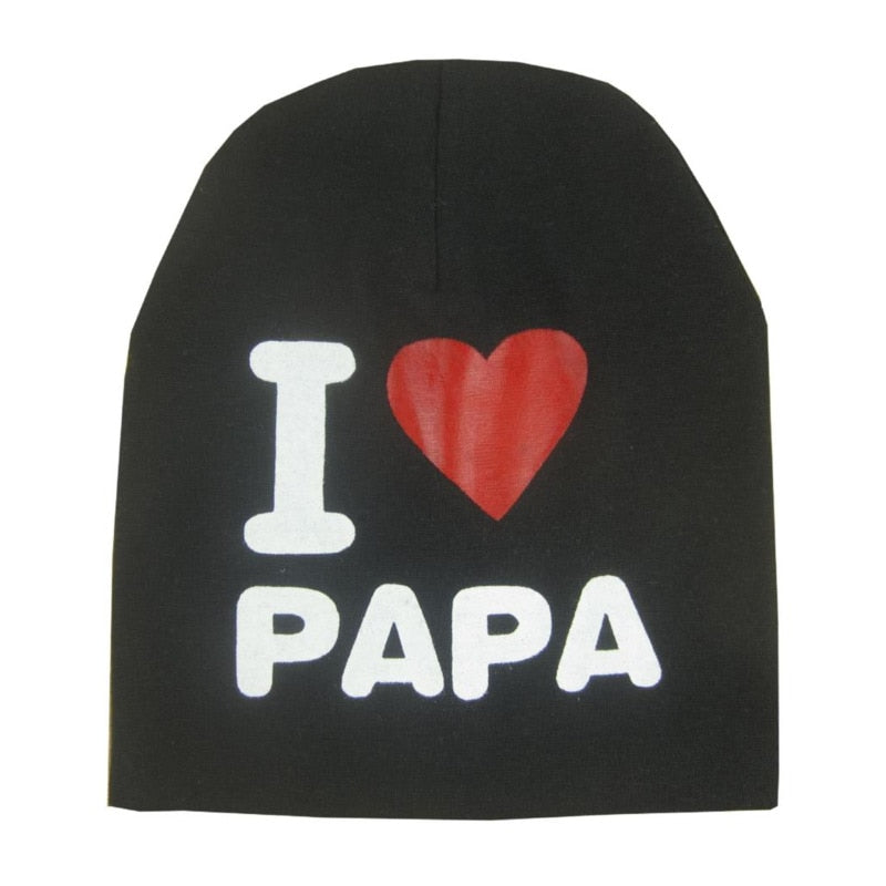 I Love Mama/Papa Beanie (B)