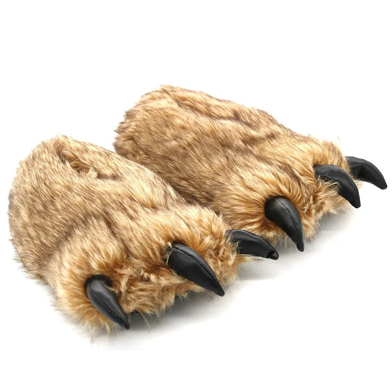 Beast Claw Fur Slippers