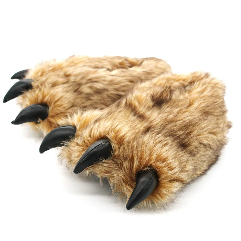 Beast Claw Fur Slippers