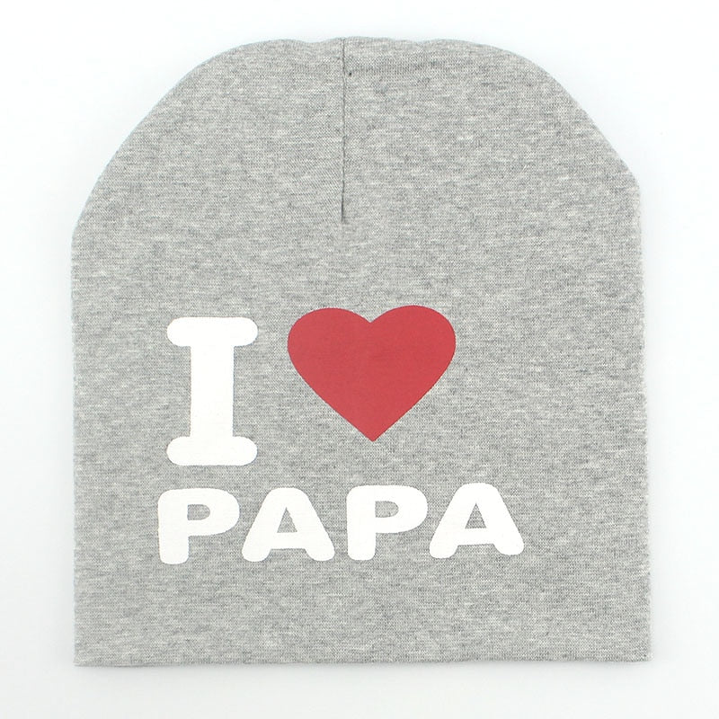 I Love Mama/Papa Beanie (B)