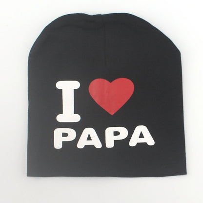 I Love Mama/Papa Beanie (B)