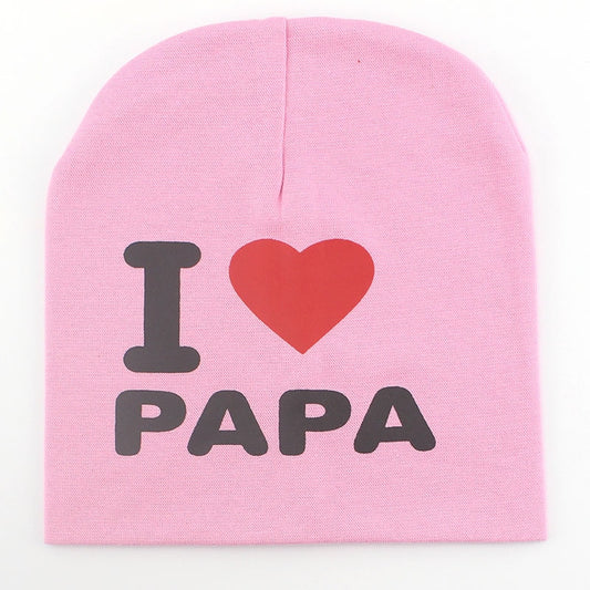 I Love Mama/Papa Beanie (B)