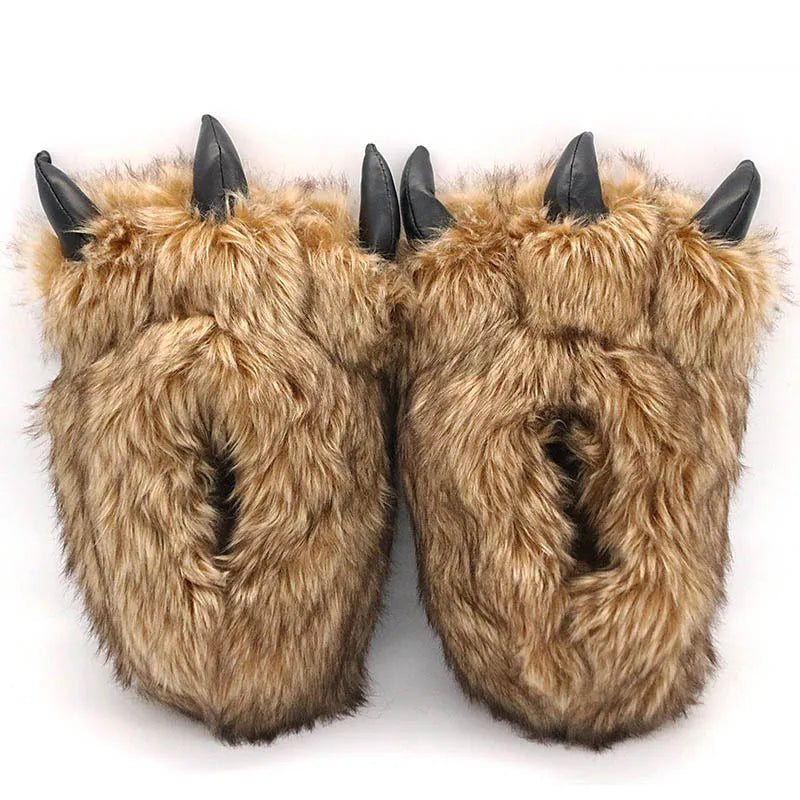 Beast Claw Fur Slippers