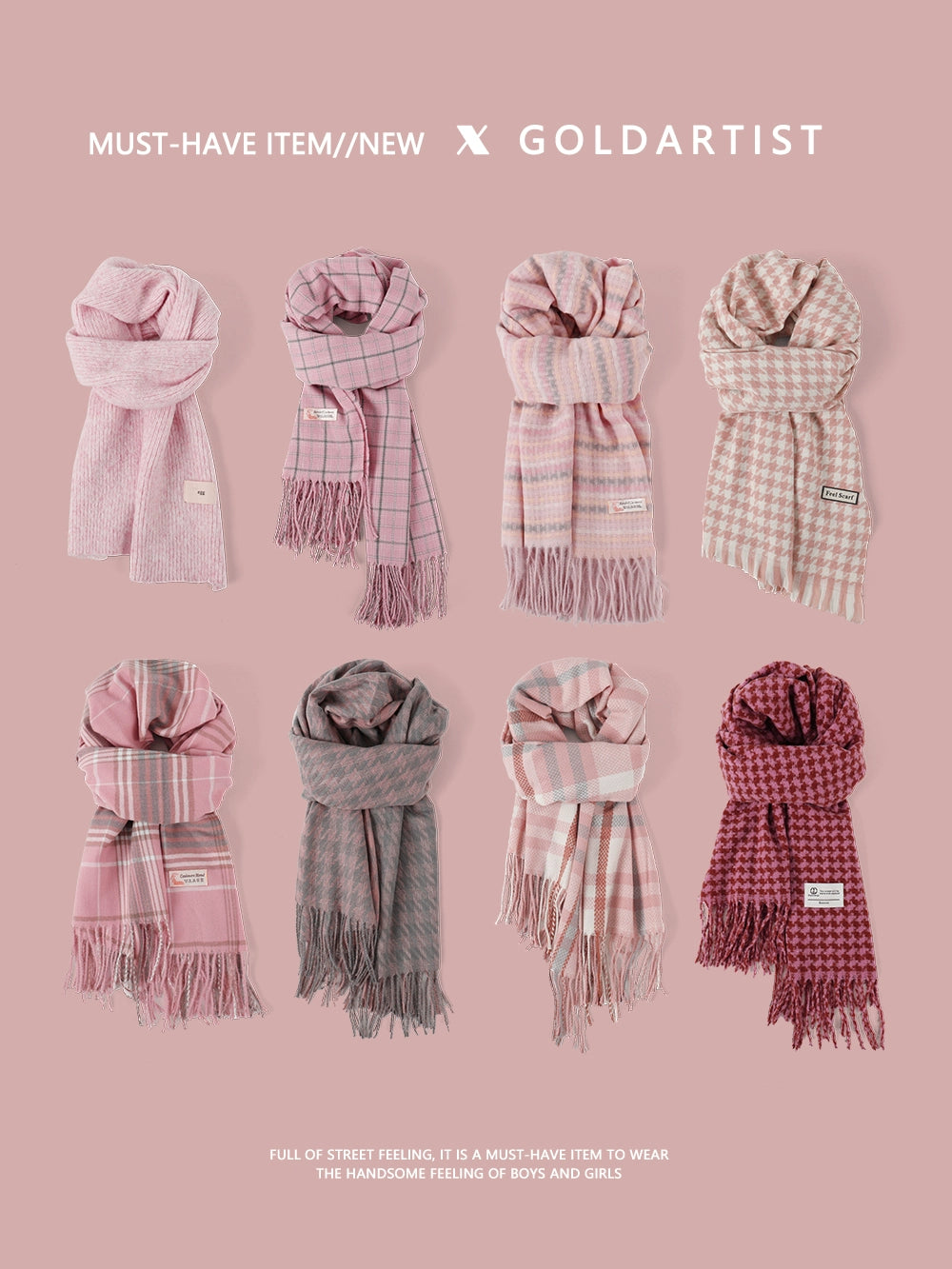 Pinktooth Scarf