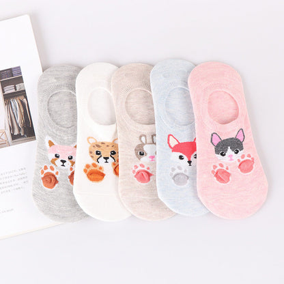 Animal Ankle Socks (5 Pair)