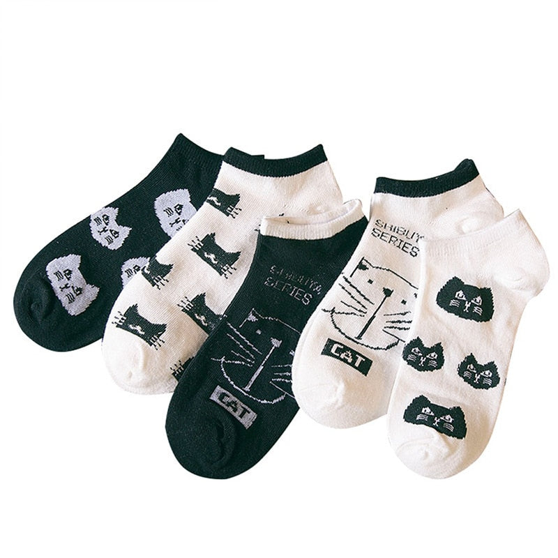 Animal Ankle Socks (5 Pair)