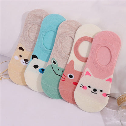 Animal Ankle Socks (5 Pair)