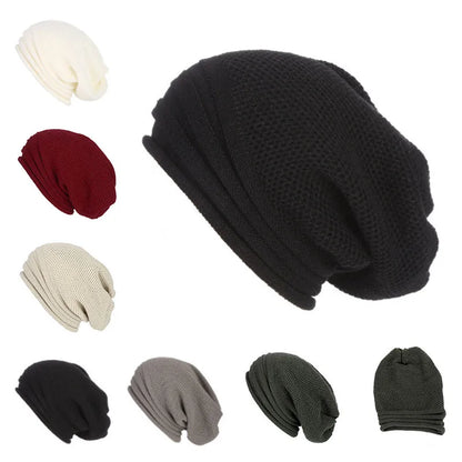 Baggy Wool Knit Beanie