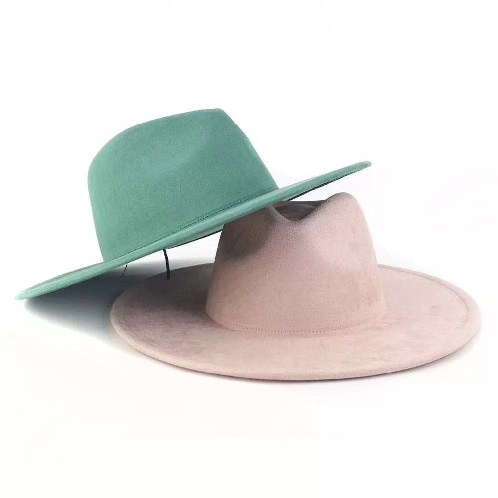 Big Brim Fedora Suede