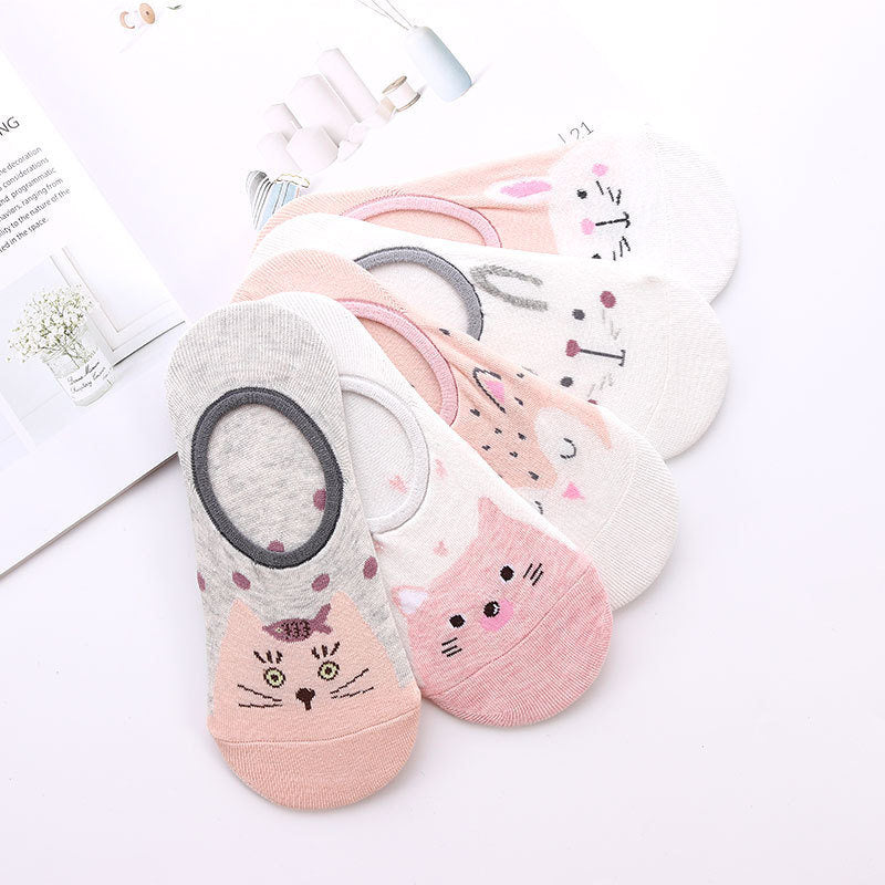 Animal Ankle Socks (5 Pair)